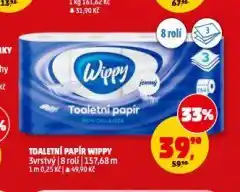 Penny Market Wippy toaletní papír nabídka