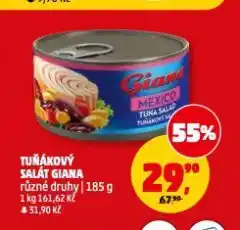 Penny Market Giana tuňákový salát nabídka