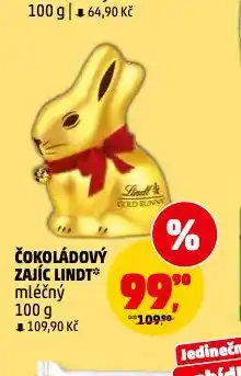 Penny Market Lindt čokoládový zajíc nabídka