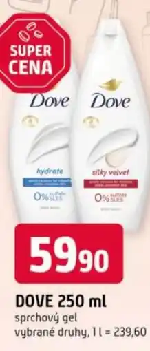 Trefa Dove sprchový gel nabídka