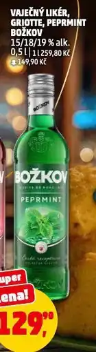 Penny Market Božkov vaječný likér nabídka
