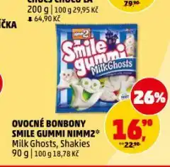 Penny Market Ovocné bonbony smile gummi nimm2 nabídka