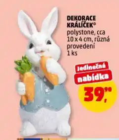 Penny Market Dekorace králíček nabídka