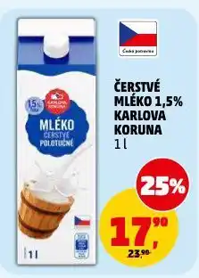 Penny Market Čerstvé mléko nabídka