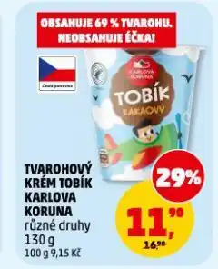 Penny Market Tvarohový krém tobík nabídka