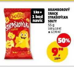Penny Market Bramborový snack strašidýlka solty nabídka