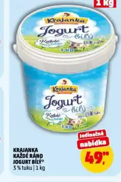 Penny Market Bílý jogurt každé ráno krajanka nabídka