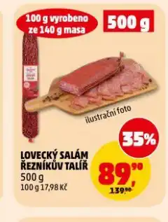 Penny Market Lovecký salám nabídka