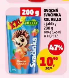 Penny Market Hello ovocná svačinka nabídka