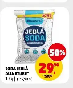 Penny Market Allnature jedlá soda nabídka