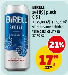 Penny Market Birell nealkoholické pivo nabídka