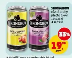 Penny Market Strongbow cider nabídka