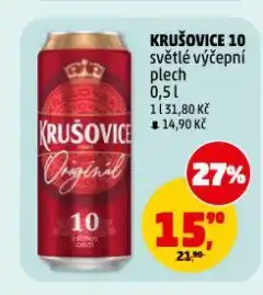 Penny Market Pivo krušovice nabídka