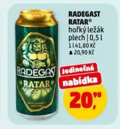 Penny Market Pivo radegast nabídka