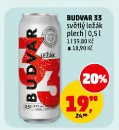 Penny Market Pivo budvar 33 nabídka