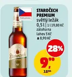 Penny Market Pivo staročech nabídka