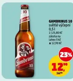 Penny Market Pivo gambrinus nabídka