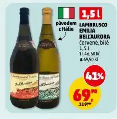 Penny Market Lambrusco emilia bell'aurora nabídka