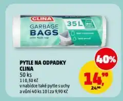 Penny Market Clina pytle na odpadky nabídka