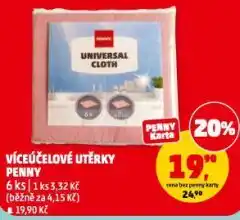 Penny Market Víceúčelové utěrky nabídka