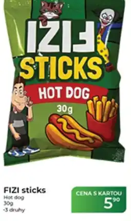 Tamda Foods FIZI sticks Hot dog nabídka