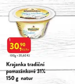 MP Krásno Krajanka tradiční pomazánkové 31% natur nabídka