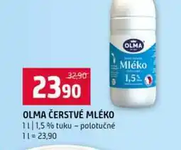 Terno OLMA ČERSTVÉ MLÉKO 11| 1,5 % tuku polotučné nabídka