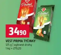 Terno VEST PRIMA TYČINKY 125 g vybrané druhy nabídka