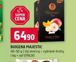 Terno BIOGENA MAJESTIC 40-50 g čaj ovocný vybrané druhy nabídka