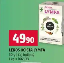 Terno LEROS OČISTA LYMFA 30 g čaj bylinný nabídka