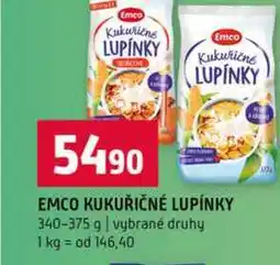 Terno EMCO KUKUŘIČNÉ LUPÍNKY 340-375 g vybrané druhy nabídka