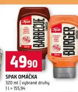 Terno SPAK OMÁČKA 320 ml vybrané druhy nabídka