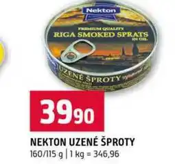 Terno NEKTON UZENÉ ŠPROTY 160/115 g nabídka