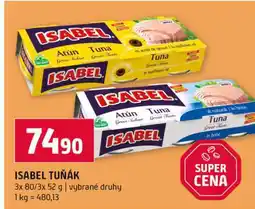 Terno ISABEL TUŇÁK 3x 80/3x 52 g vybrané druhy nabídka