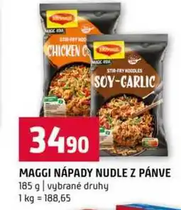 Terno MAGGI NÁPADY NUDLE Z PÁNVE 185 g vybrané druhy nabídka