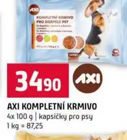 Terno AXI KOMPLETNÍ KRMIVO 4x 100 g kapsičky pro psy nabídka