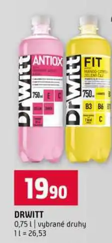 Terno DRWITT 0,75l vybrané druhy nabídka