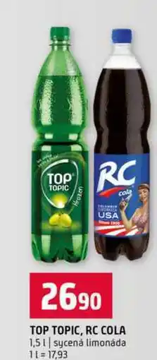 Terno TOP TOPIC, RC COLA 1,5l sycená limonáda nabídka