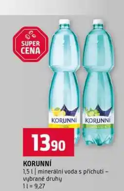 Terno KORUNNÍ 1,5l minerální voda s příchutí vybrané druhy nabídka