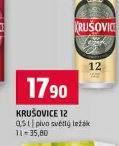 Terno KRUŠOVICE 12 0,5l pivo světlý ležák nabídka