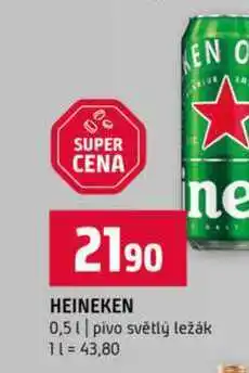 Terno HEINEKEN 0,5l pivo světlý ležák nabídka