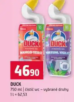 Terno DUCK 750 ml čistič wc-vybrané druhy nabídka