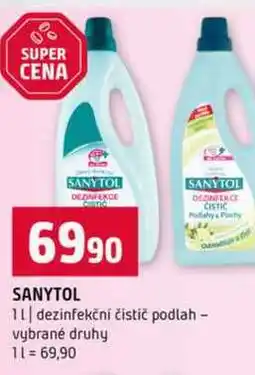 Terno SANYTOL 1l dezinfekční čistič podlah vybrané druhy nabídka