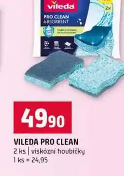 Terno VILEDA PRO CLEAN 2 ks viskózní houbičky nabídka