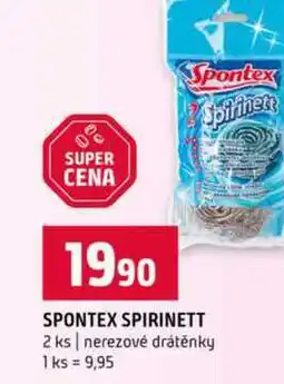 Terno SPONTEX SPIRINETT 2 ks nerezové drátěnky nabídka