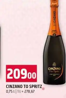 Terno CINZANO TO SPRITZ nabídka