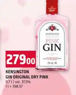 Terno KENSINGTON GIN ORIGINAL DRY PINK 0,7l vol. 37,5% nabídka