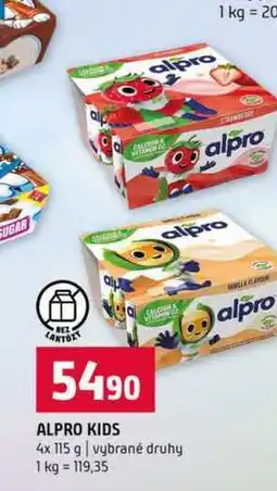 Terno ALPRO KIDS 4x 115 g vybrané druhy nabídka
