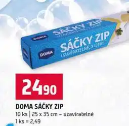 Terno DOMA SÁČKY ZIP 10 ks 25 x 35 cm uzavíratelné nabídka
