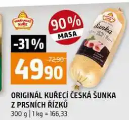 Terno ORIGINÁL KUŘECÍ ČESKÁ ŠUNKA Z PRSNÍCH ŘÍZKŮ nabídka